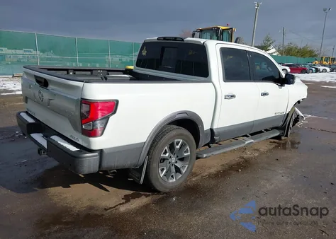 2021 Nissan Titan Platinum Reserve 4X4 from USA, damaged, VIN 1N6AA1ED3MN504454